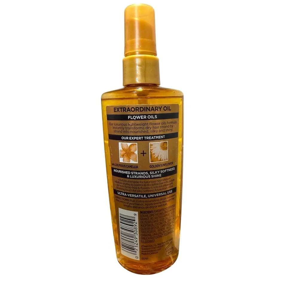Loreal Elvive Extraordinary Oil Camellia & Sunflower Oils Hair Spray Serum 3.4oz